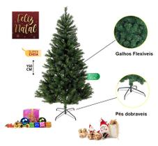 Arvore de Natal Luxo Verde 1,50m 220 Galhos - Festas e Decor