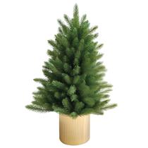 Árvore De Natal Luxo Verde Com Base De Metal 45Cm - 60Cm - 90Cm