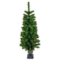 Árvore de Natal Maylaviu de 1,2 m com LEDs Fairy Lights Gold Urn Base Árvore de Natal Maylaviu de 1,2 m com LEDs Fairy Lights Gold Urn Base