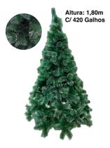 Árvore de Natal Metal com PVC 1.80m x 1.10m - 420 Galhos