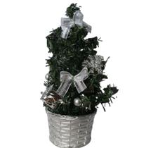 Àrvore de Natal Mini com Vaso Prata para Decoração/Enfeite/Festa - Wincy