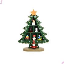 Árvore De Natal Mini Em Madeira Enfeite De Mesa Natalino Decoração