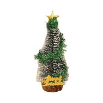 Árvore De Natal Miniatura Em Escala 1/12 Modelo De Cedro Para Decoração De Casa De Bonecas Ornamento