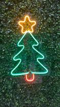 Arvore De Natal Neon Árvore Led Decoração Natalina