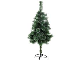 Árvore de Natal Nevada 120cm Verde e Branca - 90 Galhos Casambiente NATAL018