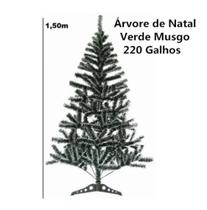 Árvore de Natal Nevada 1,50m 220 Galhos A0033 - Chibrali