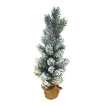 Árvore de Natal Nevada 45 cm para Mesa Enfeite Decoração Natalina Tok da casa