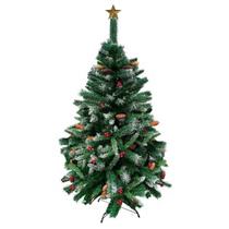 Árvore De Natal Nevada Alpina 1,80M 660 Decoração Natal