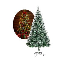 Árvore De Natal Nevada Cheia Pinheiro Decoração Enfeite 1,8m