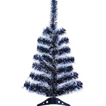 Árvore de natal nevada pequena 60cm com 60 galhos
