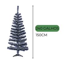 Árvore de Natal Nevada Pinheiro Neve 1,2m 1,5m 1,8m Decoração Natal Tradicional