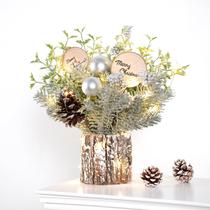 Árvore de Natal NIETING 30cm com Luzes LED Brancas Quentes Árvore de Natal NIETING 30cm com Luzes LED Brancas Quentes