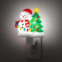Árvore de Natal Night Light Briignite Snowman 5000 K Kids