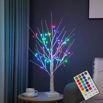 Árvore de Natal NXUEBDU, bétula iluminada de 2 pés com luzes LED