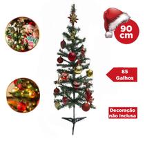 Arvore de Natal Pequena 90 cm Decoração Natalina Enfeite Luxo Pinheiro - EDF