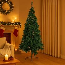 Árvore De Natal Pinheiro 1,80m 720 galhos Verde