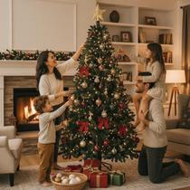 Árvore De Natal Pinheiro 1,80m 720 Galhos Verde Verde Pvc Ferro Tuut Galho Volumoso