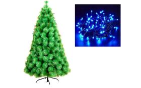 Arvore de Natal Pinheiro 2,10 metros 300 galhos com pisca pisca Arvore de Natal Pinheiro 2,10 metros 300 galhos com pisca pisca