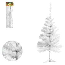 Arvore de natal pinheiro branco 0,90cm 70 galhos