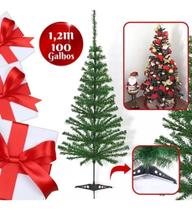 Arvore De Natal Pinheiro Canadense 100 Galhos 1,20cm - BR
