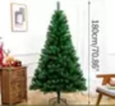 Árvore de Natal Pinheiro Grande Cheia Luxo 1,80 600 Galhos - Br3
