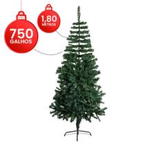 Árvore De Natal Pinheiro Luxo 1,80 Altura 750 Galhos
