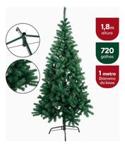 Árvore De Natal Pinheiro Luxo Elegance 1.80 metros