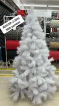 Árvore De Natal Pinheiro Modelo Luxo Branca A0121B-2.10M-566 galhos - bijoprata
