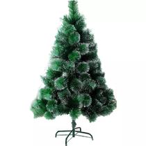 Arvore de natal pinheiro nevada1.20m 90 galhos - casambiente