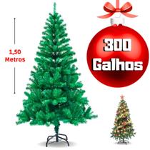Arvore De Natal Pinheiro Verde 1,50 Metros 300 Galhos Premium Cheia Luxo - Arvore Pinheiro Natal