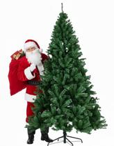 Árvore de Natal Pinheiro Verde 2,10m 800 Galhos Bem Cheia Luxo Premium Artificial Grande Tradicional Realista Decoração Natalina