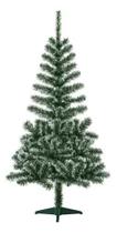 Árvore De Natal Pinheiro Verde E Neve 1.20m 144 Galhos A0032