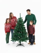 Árvore De Natal Pinheiro Verde Modelo Tradicional 1,50m 237 Galhos ARV150V