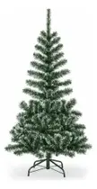 Árvore De Natal Pinheiro Verde Musgo Ponta Branca Neve 1,80m 320 Galhos A0034