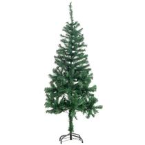 Árvore de Natal Pinheiro Verde Prime Tradicional 300 Galhos 1,50m Pés de Ferro - Bela Flor