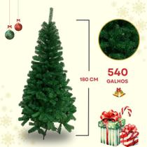 Árvore de Natal Premium 450/540/600/900 Pontas - 1,5m 1,8m 2,1m 2,4m Super Cheia e Fácil Montagem