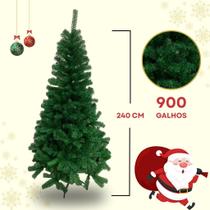 Árvore de Natal Premium 450/540/600/900 Pontas - 1,5m 1,8m 2,1m 2,4m Super Cheia e Fácil Montagem