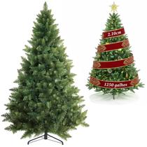 Arvore de Natal Premium Cheia Pinheiro 210cm 1250 Galhos