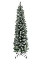 ARVORE DE NATAL SLIM DECORATIVA NEVADA 150cm - 200 Galhos - Tok da Casa
