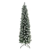 Árvore de Natal Slim Nevada 150cm - 252 Galhos Natal Formosinha