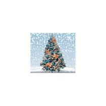 Árvore de Natal Snowy 1,8 m com decorações azuis