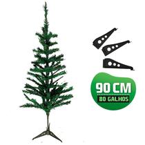 Árvore De Natal Tradicional 90cm 80 Galhos Pés Plástico - Rod