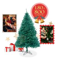 Árvore De Natal Tradicional Pinheiro Luxo 1.80M 800 Galhos C