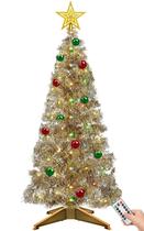 Árvore de Natal TURNMEON 4 Pés com 100 Luzes - Dual Color Árvore de Natal TURNMEON 4 Pés com 100 Luzes - Dual Color