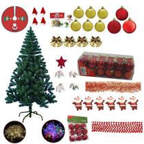 Árvore De Natal Verde 1,50m 320 Galhos Decorada 122 Itens Pisca Pisca Led Colorido 220v Árvore De Natal Verde 1,50m 320 Galhos Decorada 122 Itens Pisca Pisca Led Colorido 220v