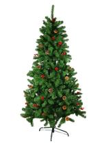 Árvore de Natal Verde Com Berry e Pinhas 798 Galhos Árvore de Natal Verde Com Berry e Pinhas 798 Galhos