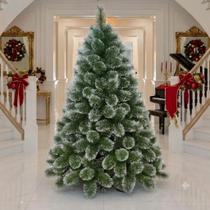Árvore De Natal Verde Com Neve Modelo Luxo 1.20m 170 Galhos A0612M Árvore De Natal Verde Com Neve Modelo Luxo 1.20m 170 Galhos A0612M
