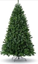 Árvore de Natal Verde Imperial Guarda Chuva 2,10 mt com 1000 Galhos Luxo Cheia + Pisca Pisca - Bela Flor