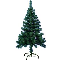 Árvore De Natal Verde Tradicional Com 220 Galhos Decoração Base Metal - 1,20m - Rio Master