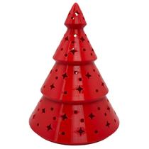 Árvore de Natal Vermelha com Vela Árvore de Natal Vermelha com Vela